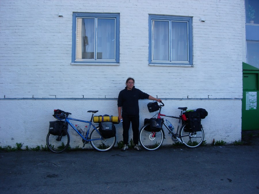Markus with the bikes