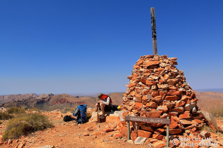 Summit of Brinkley Bluff, Larapinta Trail, Australia