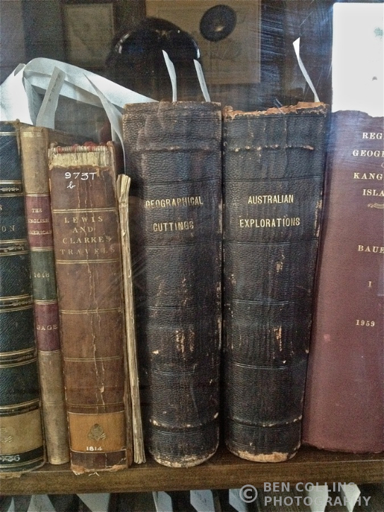 Old exploration tomes, Royal Geographical Society of South Australia