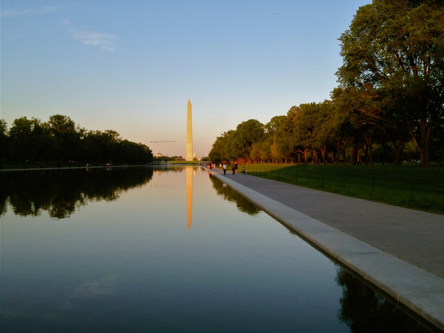Reflecting Pool in the evening light