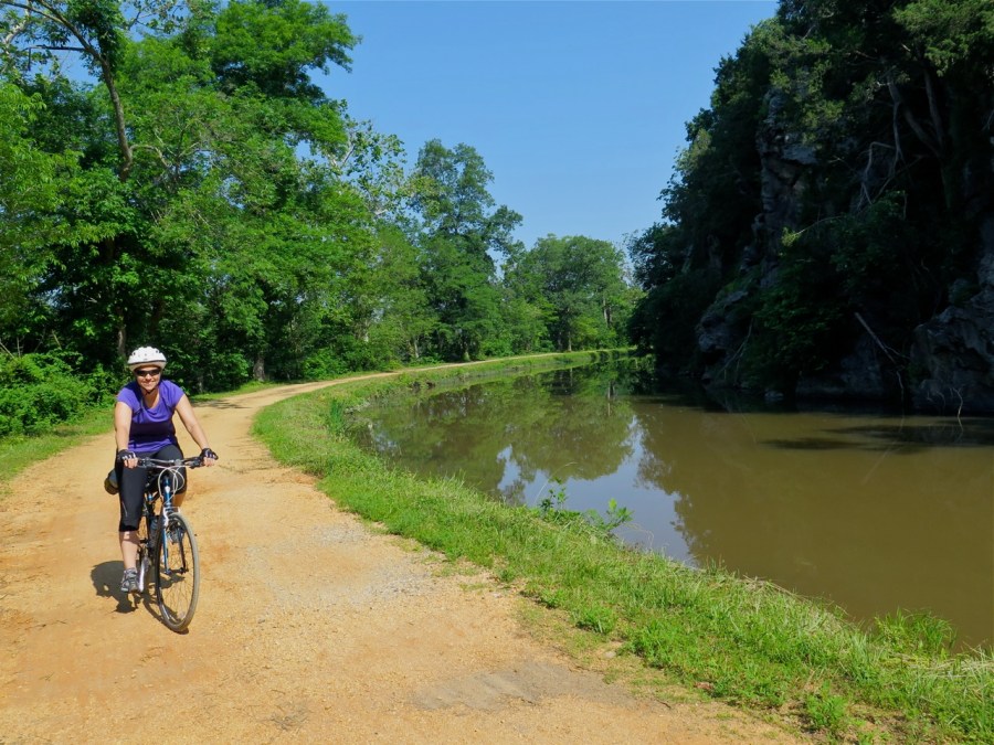 Idyllic conditions on the trail