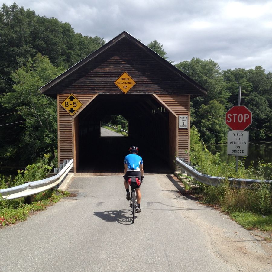 Covered bridge in Vermont