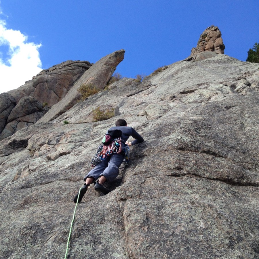 Climbing Batman and Robin, Lumpy Ridge, Estes Park