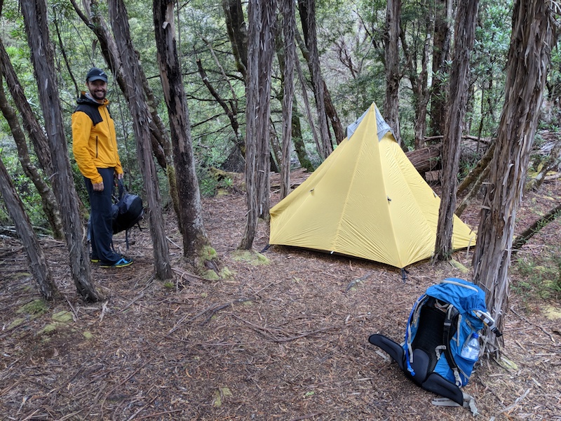 Campsite at Lodden River