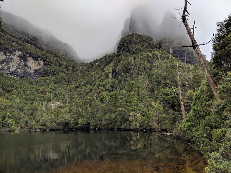 Mist at Lake Tahune