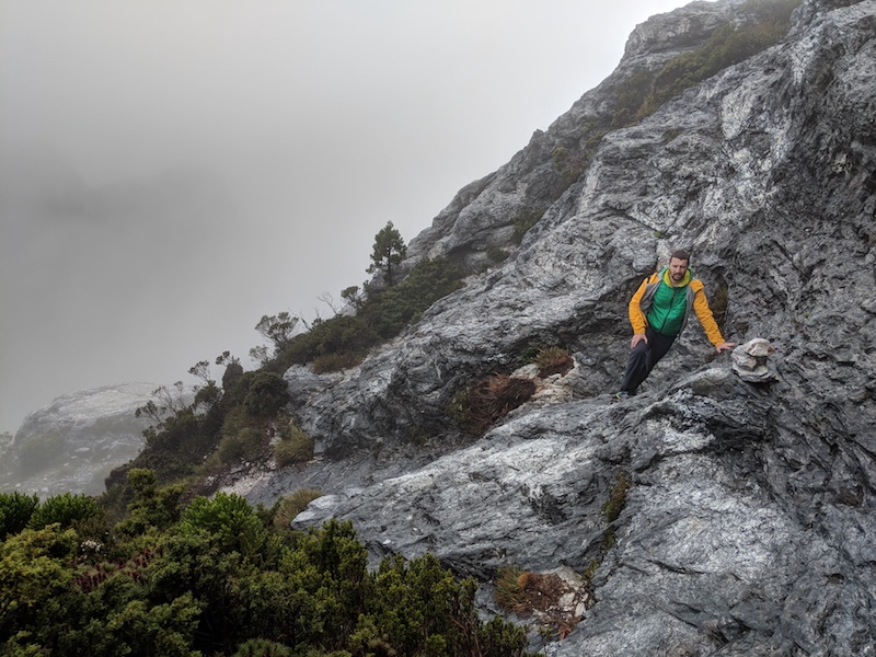 On the shoulder of Frenchman's Cap