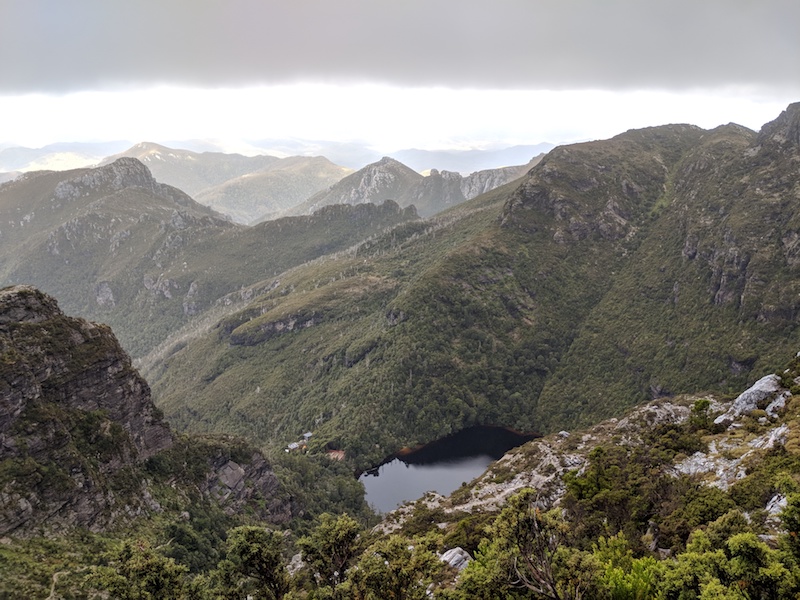 View from shoulder of Frenchman's Cap